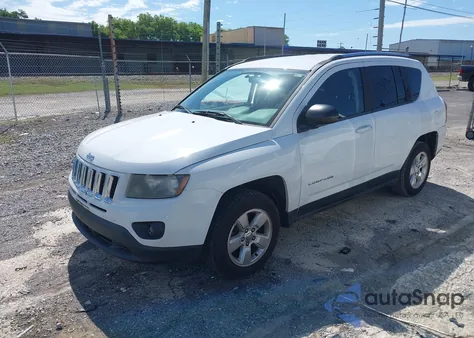 2014 Jeep Compass Sport from USA, damaged, VIN 1C4NJCBA4ED882249